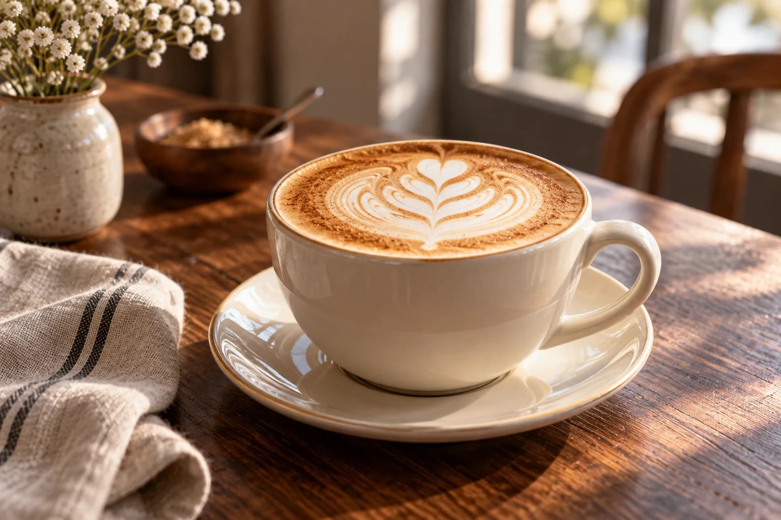 Ceramic coffee cup