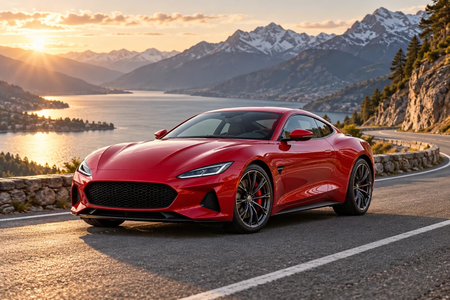 Red sports car
