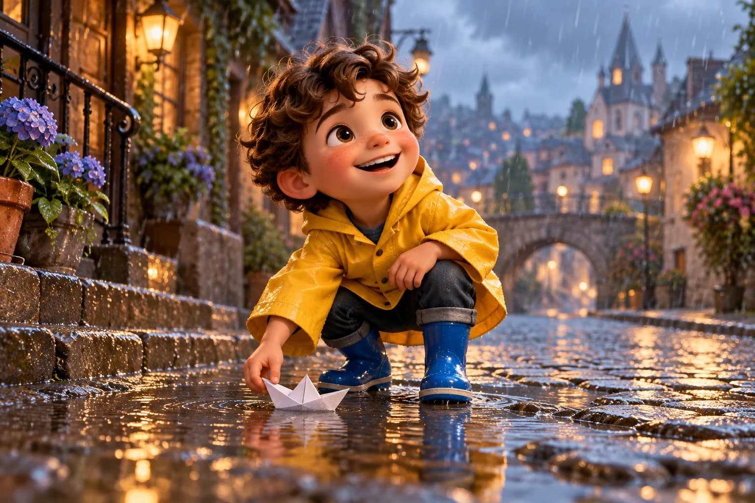 3D cartoon boy