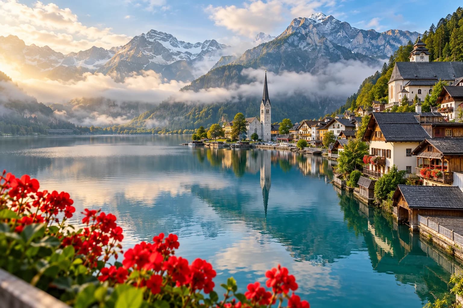 Alpine village